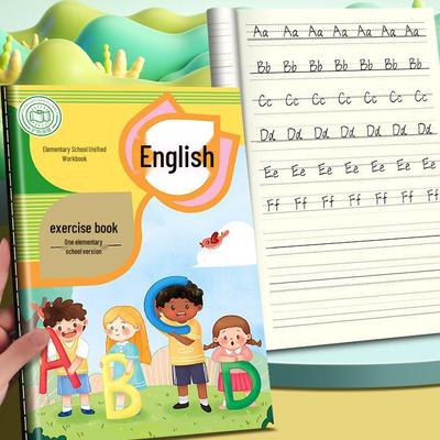 A5 Englisches Grundschul-Arbeitsheft: Vier Linien, Drei Zwischenräume, Klassen 1-3