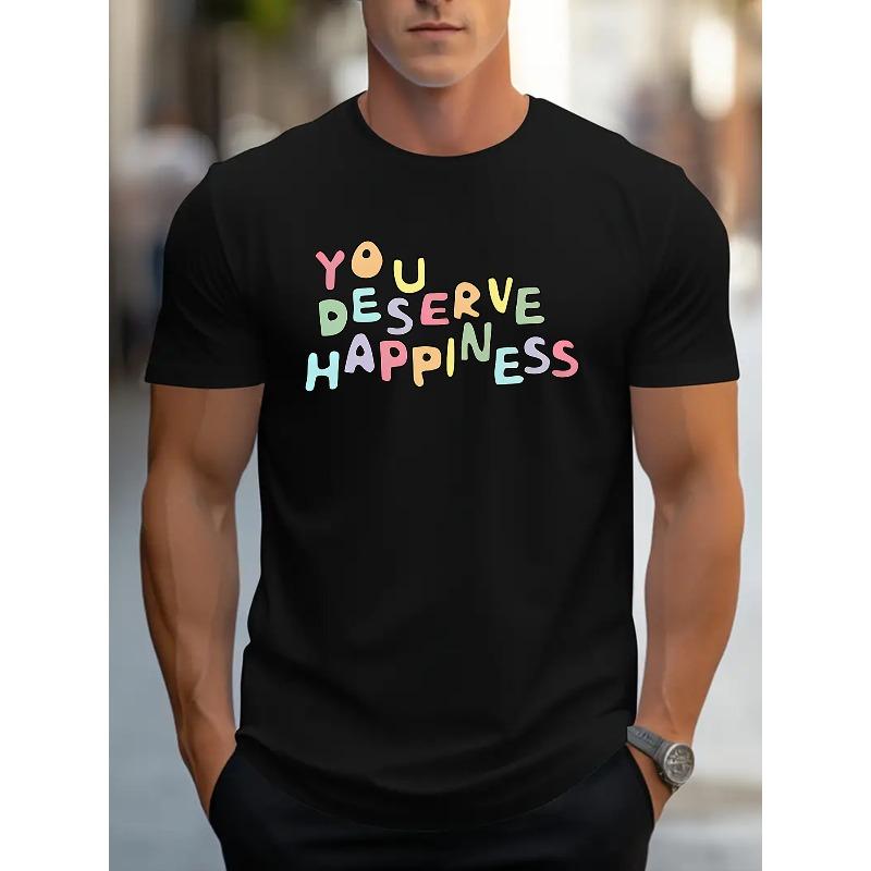 

Summer Men s Fashion Print Short Sleeve T-Shirt 4XL чорний