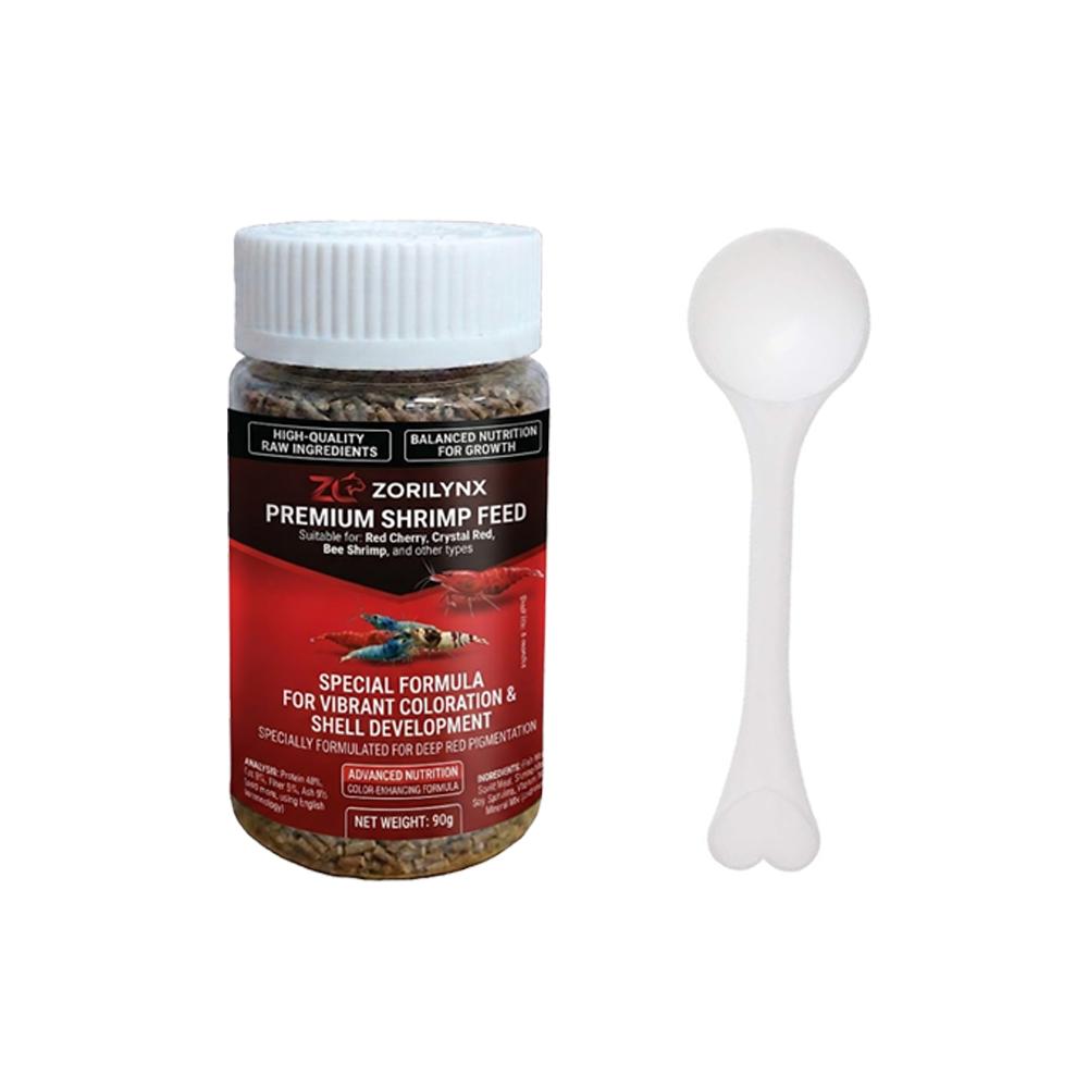 Shrimp Food Nutritious Spirulina Wafers High Protein Sinking Pellets For Crystal Red Cherry Dwarf Aquarium Shrimp Zorilynx