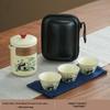 Ru Kiln Panda Travel Tea Set