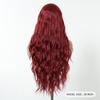 ALAN EATON Long Red Lace Front Wig Synthetic Wavy Curly Wigs for Black White Women Natural High Density Heat Resistant
