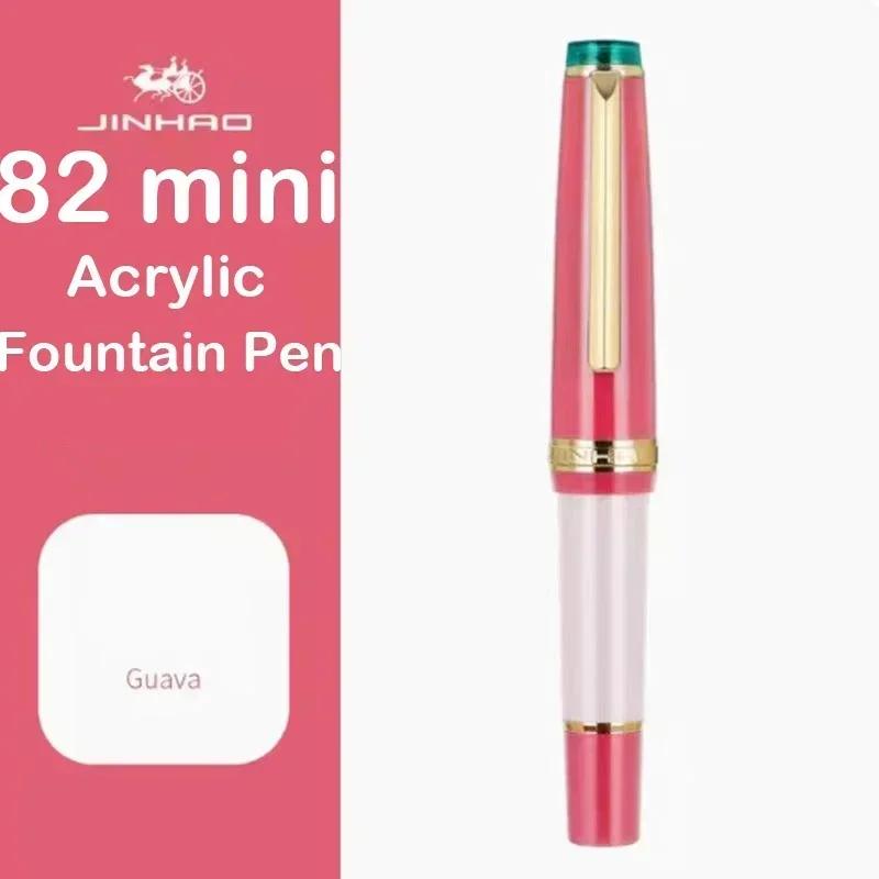 JINHAO 82 Mini Cute Short Portable Fountain Pen Calligraphy Practice Writing Business Pen Office School Supplies Stationery
