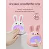 Mini Gel Nail Lamp - Adorable Rabbit Design, Quick-Drying, LED Gel, Won't Darken Hands, Perfect for Home Use