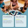 1 Set Round 6-Person Flying Chess Toy Board Game Multi Person Parent Child Party Tabletop Game For Family Gatherings Gift