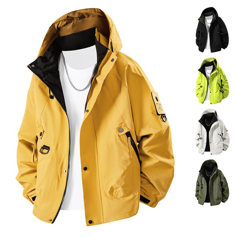 Giacca a Guscio Rigido Antivento da Uomo e Donna per Primavera e Autunno, Abbigliamento Americano per Escursionismo e Alpinismo