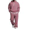 Completo con Felpa e Pantaloni da Tuta da Uomo con Vita Elastica, Outfit Casual Due Pezzi