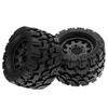 Remote Control Crawler Rubber Car Orange Tires 120*72*69mm 4pcs Replacement for    Hpi     Mk2     1Celsius10 Remote Control Ca