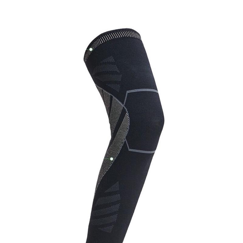 Chiwang Extended Knitted Sports Knee Brace with Silicone Grip