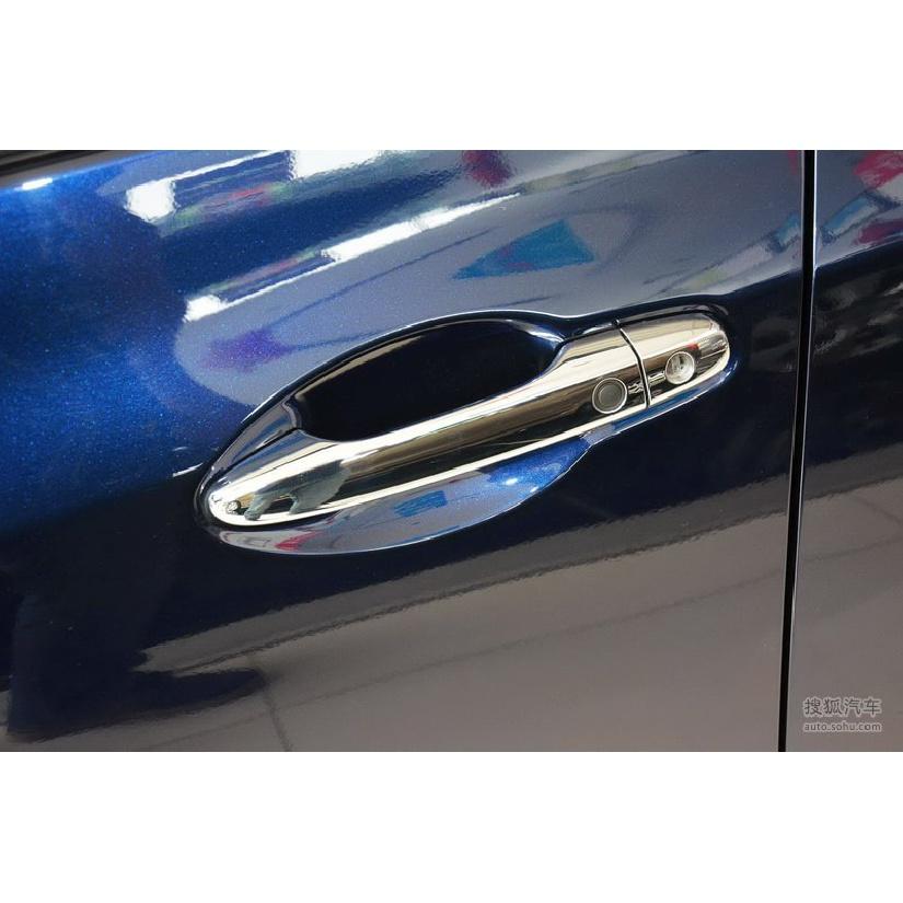 FUNDUOO For Honda CR-V CRV 2012 2013 2014 2015 New Chrome Door Handle Covers Trim With Two Smart Entry Buttons Car