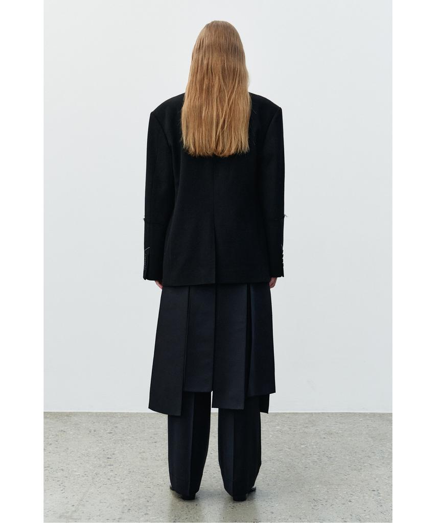 RECODE Unbalanced Pleats Skirt Rqkaa25593Bkx