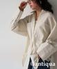Antiqua Big Cuff Striped One Size Ivory Women's Shirt, ESA-00209, 28,