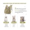 Atmungsaktive Haustier-Reise-Brusttasche mit großer Kapazität für Katzen und kleine Hunde - Tragbar und praktisch