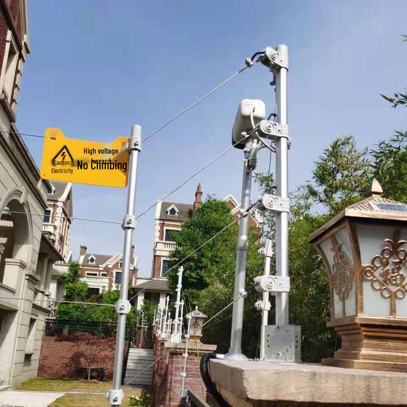 High Voltage Warning Sign - No Climbing, Safety Reminder for Electronic Fences