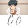 Anime Jujutsu Kaisen Yuta Okkotsu Ringe Cosplay Requisiten Herren Damen Paar Liebhaber Ring Schmuck Zubehör Jubiläumsgeschenke