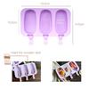 Beicemania? Silicone Popsicle Mold, Ice Cube Tray, Stick Ice, Popsicle Maker, Classic Purple, Includes 20 Wooden Popsicle Sticks