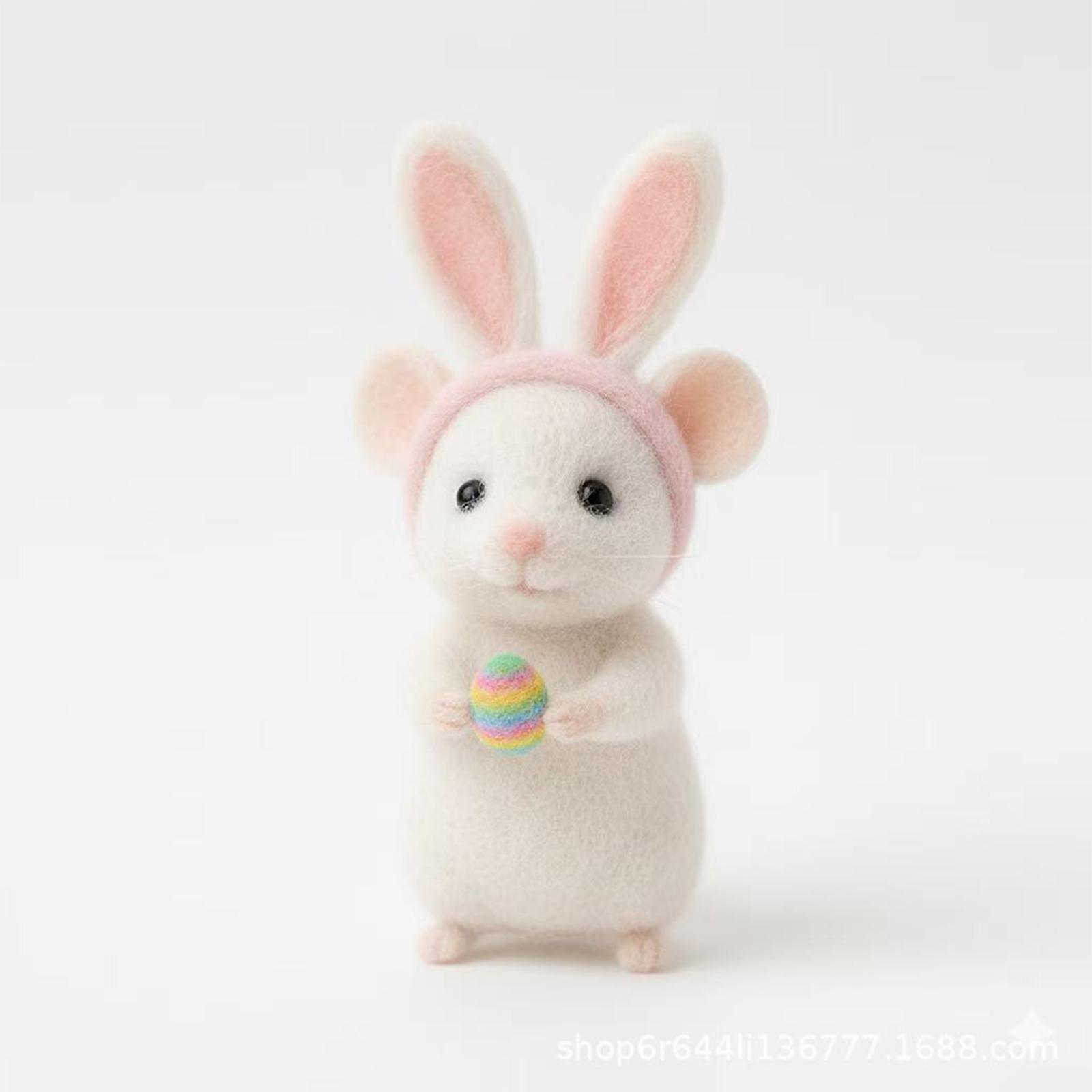 Пасхальные Милые Шерстяные Мышки Украшения Яйца Воскресения Подарки One Size