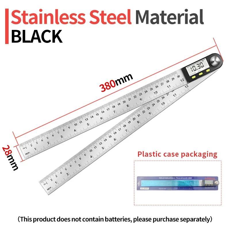 Goniometer Elektronischer Winkelmesser Digitales Messgerät Winkelmesswerkzeug Mehrwinkel-Lineal Holzbearbeitungswerkzeuge Messgerät Winkelfinder 360