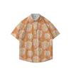 Summer 3D Printed Short Sleeve Flower Shirt Men'S Vintage Hawaiian Beach Casual Loose Men'S Large Size Shirt