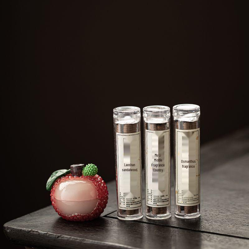 Lychee Incense Burner Gift Set