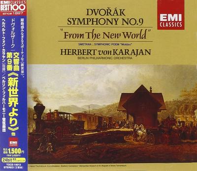 CD KARAJAN HERBERT VON BERLIN PHILH  Dvorak Symphony No. 9 From the New TOCE14013 EMI Classics 2007 Japan Classical Used