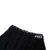 Li Ning Plain Pleated Straight Casual Shorts Women Shorts Black AKSS046-3
