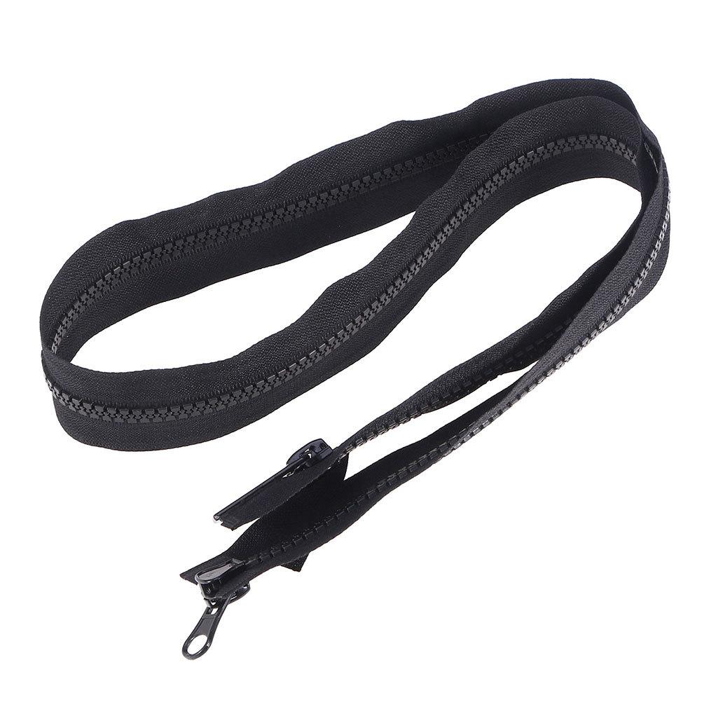 1pcs 80Cm Black Down Zipper For Jackets Bags Lightweight Durable Sewing Replacement Tailor Tool Craft Diy Garment Repair Sewing