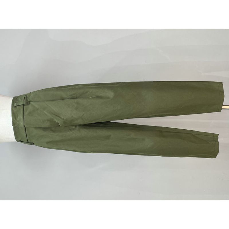 

Ou * Shi * Li Counter Genuine Goods Simple and Versatile Big Brand Simple and Elegant Trench coat Outerwear Good Goods Recommend Green (pants) S