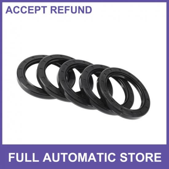 Маслосъемное кольцо Сальниковое кольцо Уплотнение вращающегося вала Нитриловая резина 55x75x8мм 5 шт.