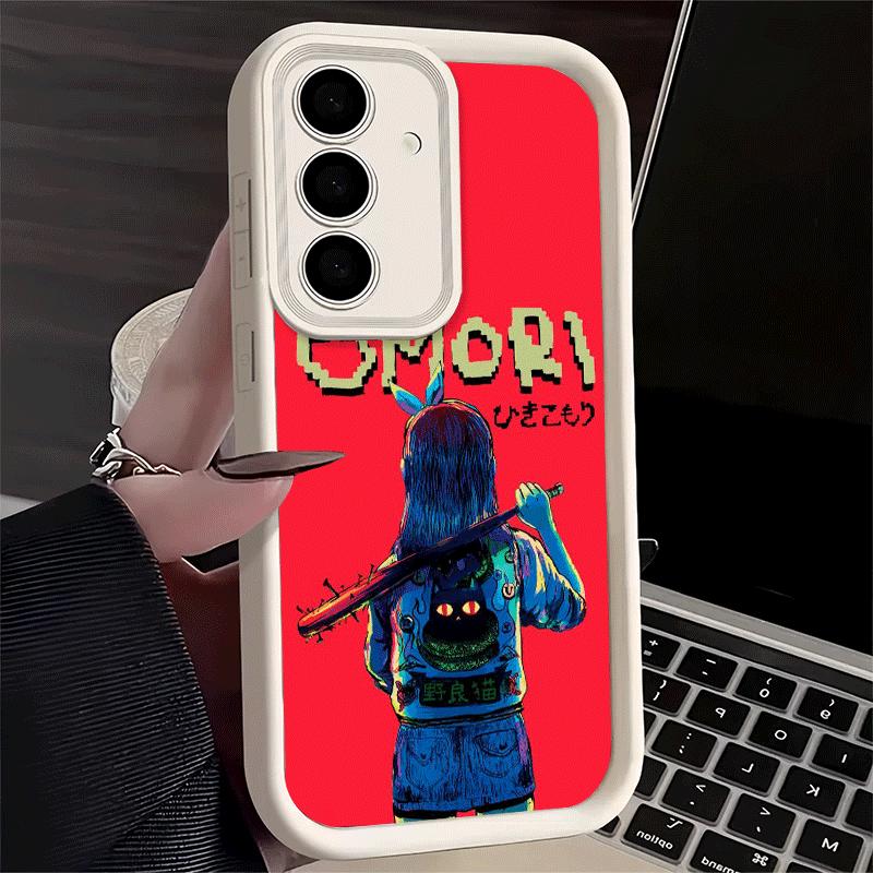 Phone Case for Samsung Galaxy A17 A16 A15 A14 A13 O-Omori Cartoon Game A56 A36 A26 A55 A35 A25 A54 A34 A24 A53 A33 A23 A07 A06