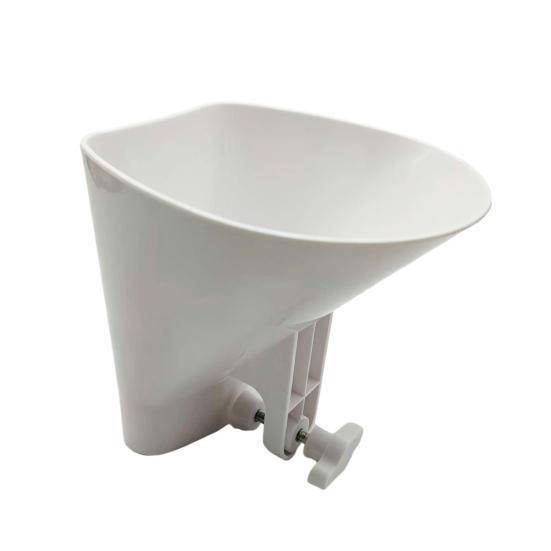 

Adjustable Flour Funnel for Stand Mixer Bowls Wide-Mouth Pouring Attachment for KitchenAid & Most 3.5-7Qt Bowls Mess-Free Ingredient Adding Baking 1pc
