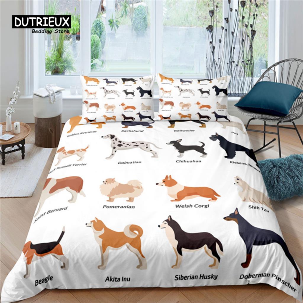 

Главная Жизнь Роскошный 3D комплект постельного белья для домашних животных и собак Удобный комплект пододеяльников Детский комплект постельного белья Queen и King Размеры ЕС/США/Австралия/Великобритания EU single(135x200cm)