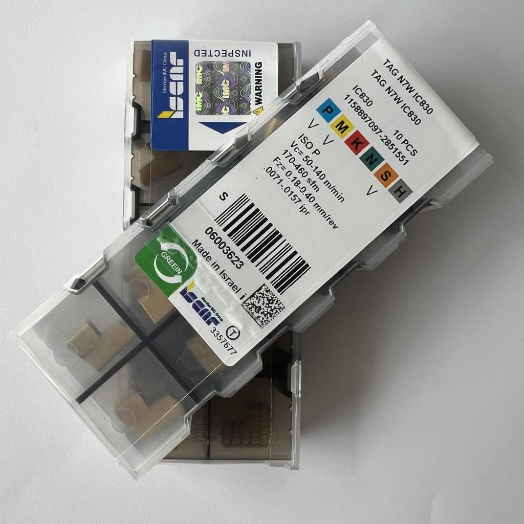 ISCAR / TAGN7W IC830 / Industrial Indexable Carbide Inserts 10 Pcs