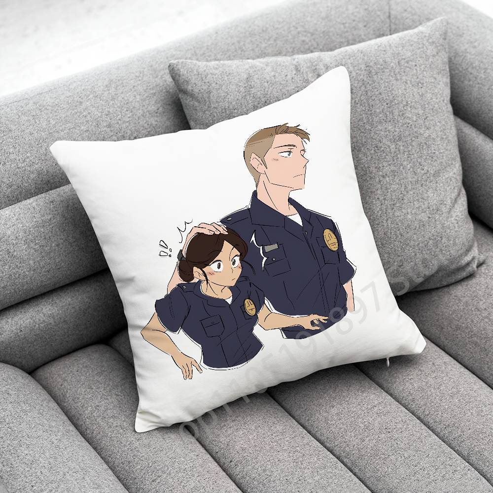 R-Rookie T-Tim Bradford Throw Pillow Case For 45x45cm 40x40cm 55x55cm 50x50cm 30x30cm Square Car Pillowcase Shell