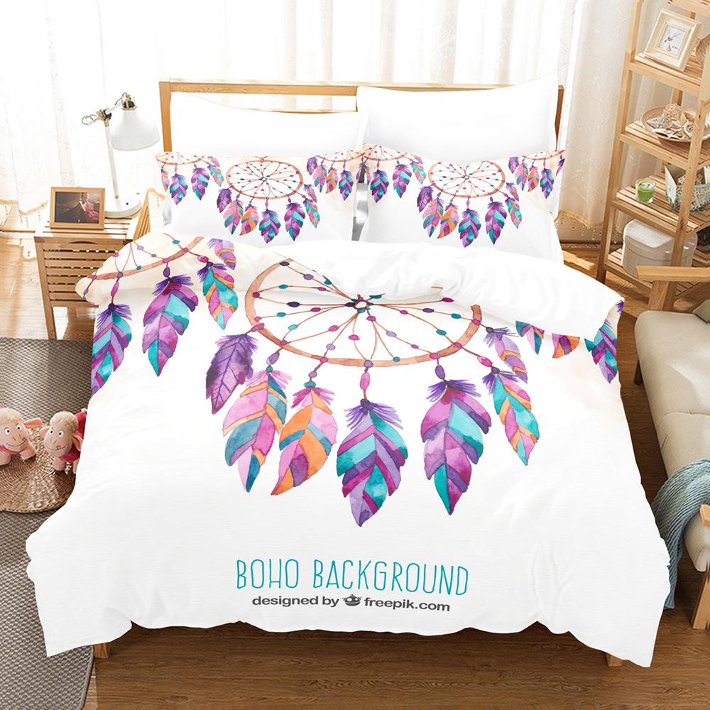 Bedclothes Dream Galaxy Boho Bedding Sets Luxury Extra Flexible Comfortable Duvet Cover Set Bohemian Dekbedovertrek 200x200 Beds