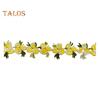 15 Yards Flower Lace Trim Ribbon Polyester Embroidered Lace Applique Strip Flower Lace Ribbon Sewing Fabric for DIY Crafts Wedding Decorations