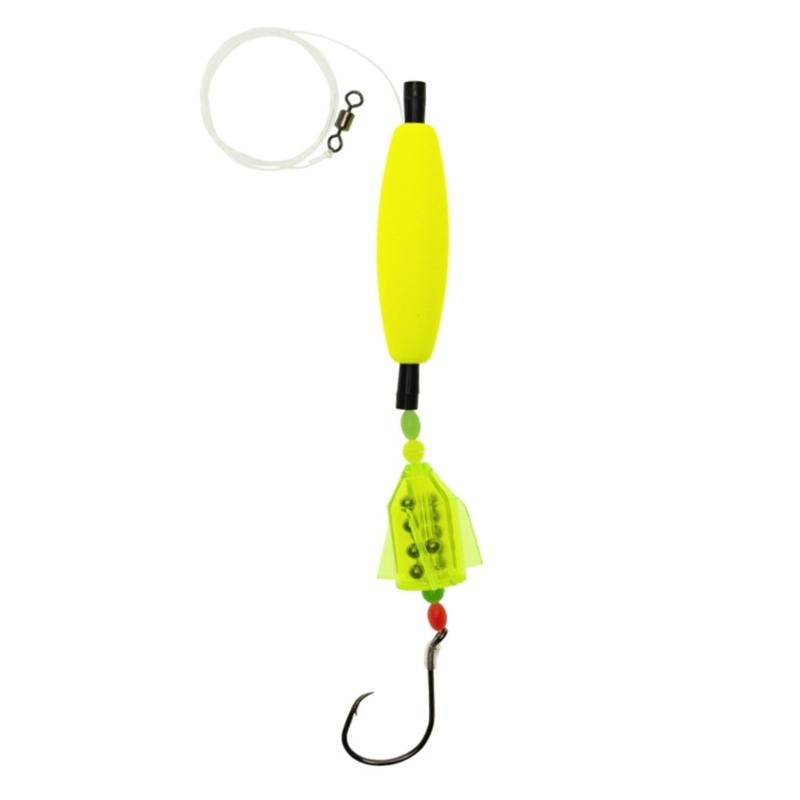 Professional Long Casting Catfishes Fishing Rigs with Carbon Steel Hook and Foams Float for Enhances Sensitivity