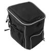 Dog Bike Basket Waterproof Breathable Removable Dog Carrier Backpack for Outdoor Travel Black