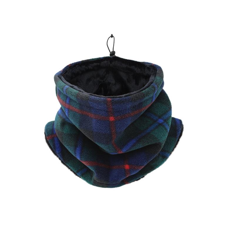 Yingbo Winter Cycling Scarf: Thick Fleece Neck Warmer & Windproof Dust Mask