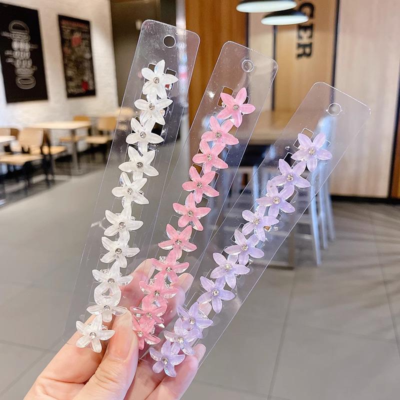 Children's Hair-Friendly Mini Flower Claw Clips for Girls