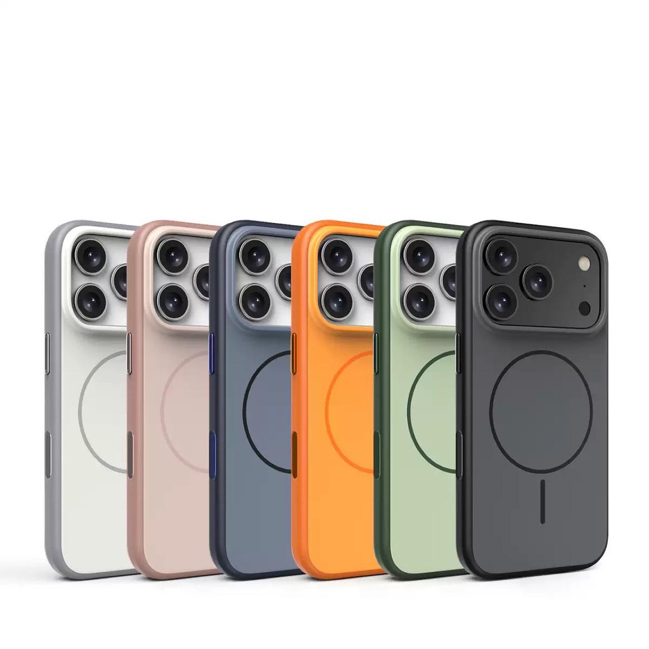 

iPhone 17 AI Photo Button Case: Skin-Feel, Two-Color, Magnetic for 16 Pro Max iPhone 17