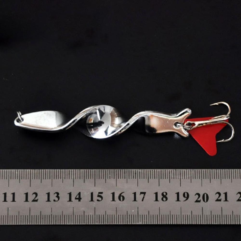 Puntos Rotating Zinc Alloy Spinner Hard Baits Fishing Lure Fish Tackle Tools Accessory
