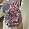 Leopard Print Schoolbag Women's Lightweight Backpack
