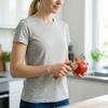 Multipurpose Kitchen Peeler with Stainless Steel Blade and Ergonomic Wooden Handle for Efficient Vegetable and Fruit Preparation