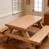 Dollhouse Ornament, Miniature Decorative Picnic Table, Realistic Detailed Models Furniture for Scene Layout Photo Props