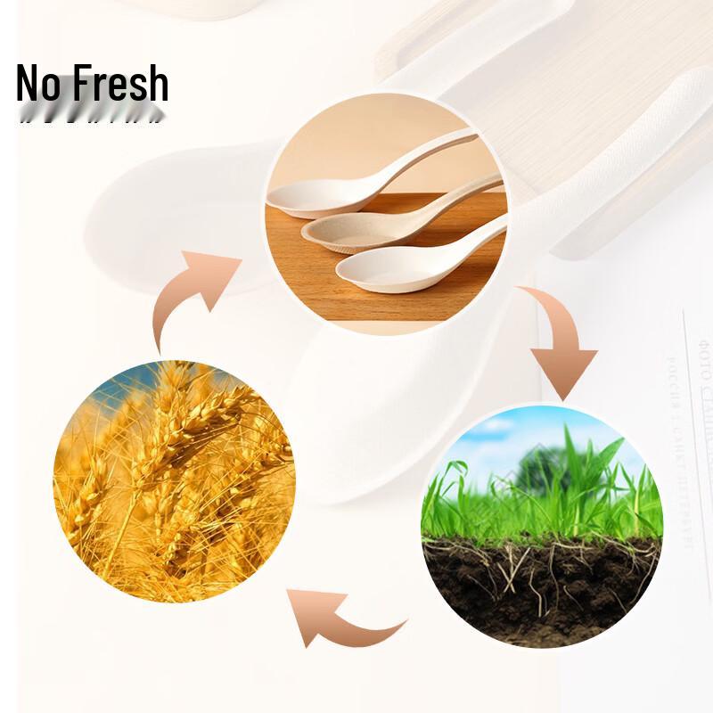 Nuoxian Disposable White Pulp Spoons