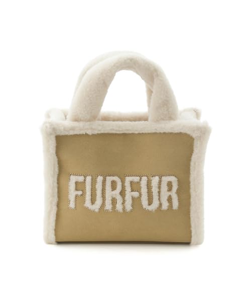 Furfur Mouton Logo Tote Bag RWGB254505 BEG Women's