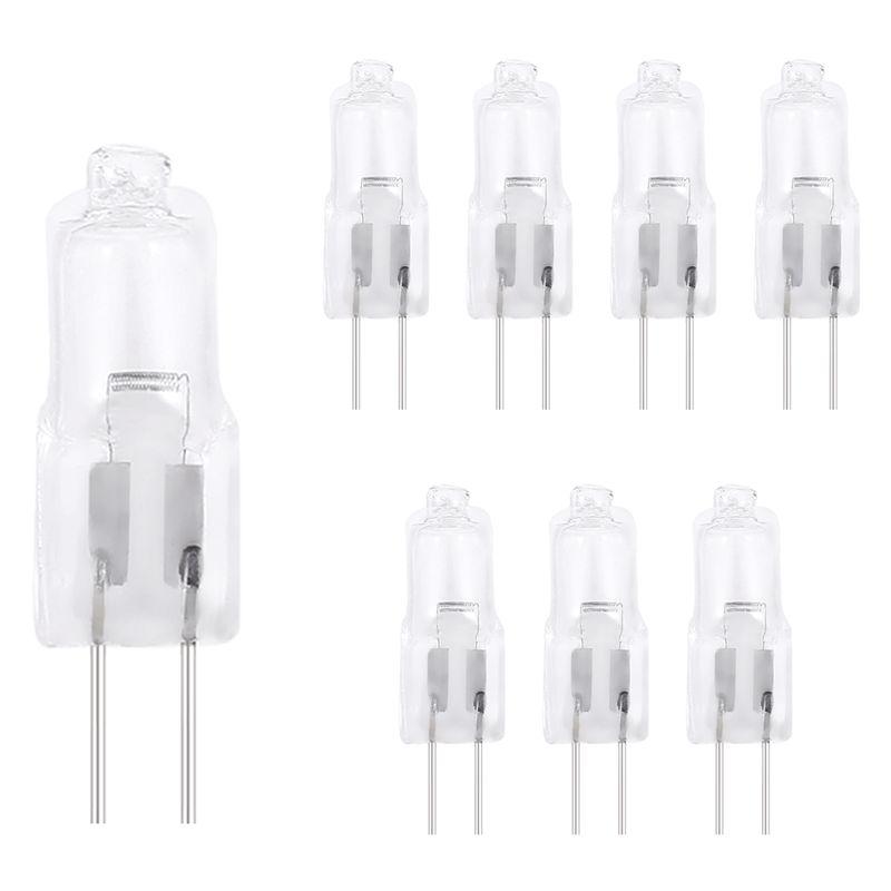A84E-12V 20W Halogen Bulb Warm White Light Lamp Bi-Pin Base 8 Pcs