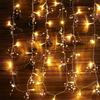 3M LED Light String Pearl Ball Lamp DIY Festive Garland Light for Wedding Xmas Tree Party Wall Staircase Furniture Decor Lamps