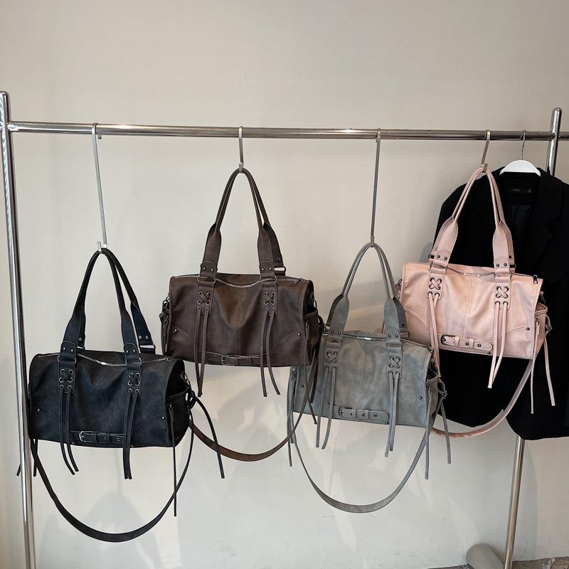 2026 Retro Motorcycle Crossbody Bag: Stylish & Spacious One-Shoulder Handbag for Women