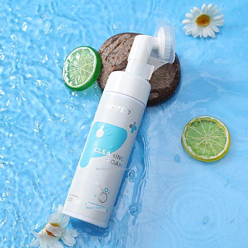 

Чистящая пена для собачьих лапок Массажная головка щетки Чистка лапок домашних животных Чистка лапок кошек Товары для животных